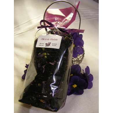 Thé noir à la violette