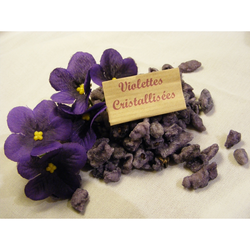 Violettes cristallisées de Toulouse - Le Paradis Gourmand - Confiserie à  l'ancienne