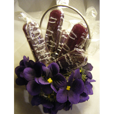 Sucettes à la violette