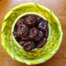 Raisins secs au chocolat