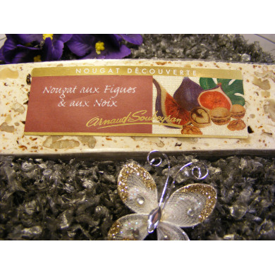 Nougat de Montélimar (figue et noix)