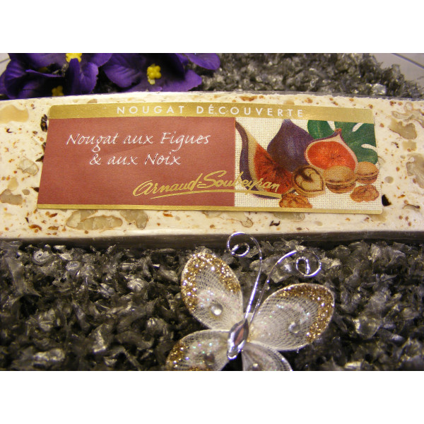 Nougat de Montélimar (figue et noix)