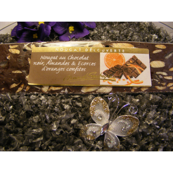 Nougat de Montélimar (chocolat-orange)