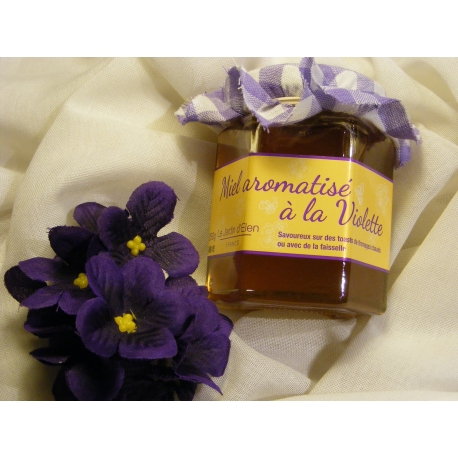 Miel aromatisé à la Violette