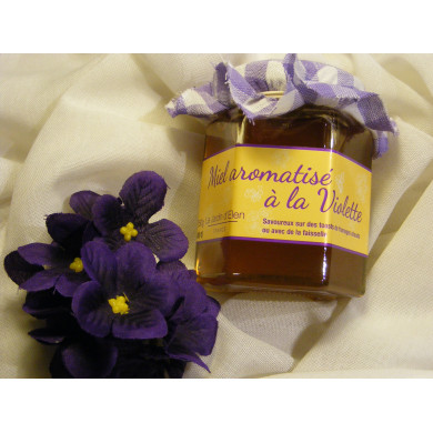 Miel aromatisé à la Violette