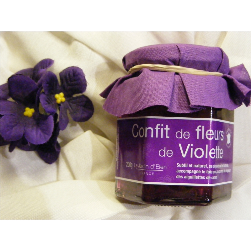 Confit De Fleurs De Violette Le Paradis Gourmand Confiserie A L Ancienne