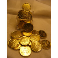 Pièces au chocolat noir