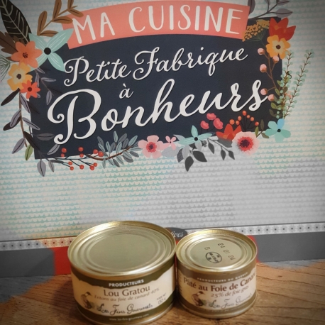 Lot de 2 patés avec Foie gras