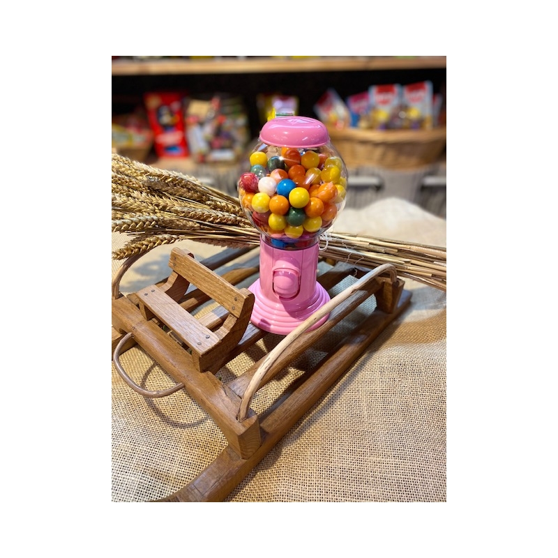 Le Mini Distributeur Rose avec Chewing-Gum