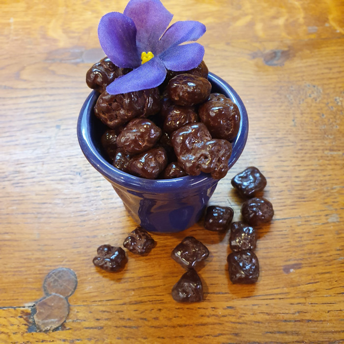 Ecorces d'oranges enrobées de chocolat