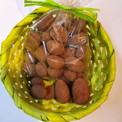 Amandes au chocolat et cacao