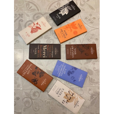 Lot de deux tablettes de Chocolat Café-Tasse