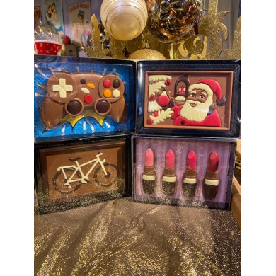 Boite cadeau en chocolat (différents modèles)