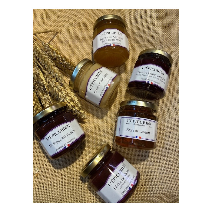 Confiture l'Epicurien 125g Pêche de Vigne
