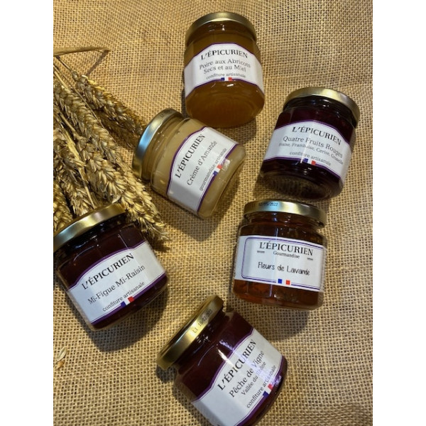 Confiture l'Epicurien 125g Pêche de Vigne