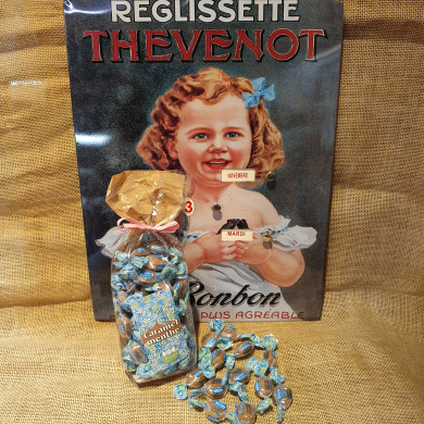 bonbons durs au caramel et menthe